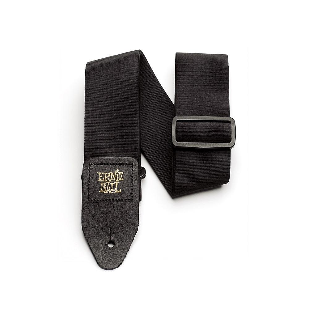 Ernie Ball Stretch Comfort Guitar Strap-Black-Music World Academy