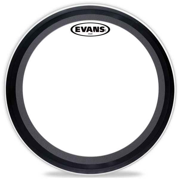 Evans BD16EMAD Clear Bass Drum Head 16"-Music World Academy