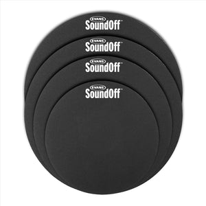 Evans SO-2346 Sound Off Mute Tom/Snare Pack 12,13,14,16"-Music World Academy