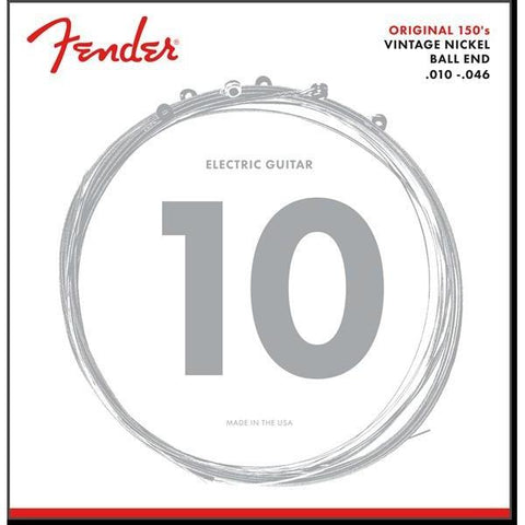 Fender 150R Pure Nickel Wound Electric Guitar Strings 10-46-Music World Academy