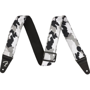 Fender 2" Camo Guitar Strap-Winter-Music World Academy