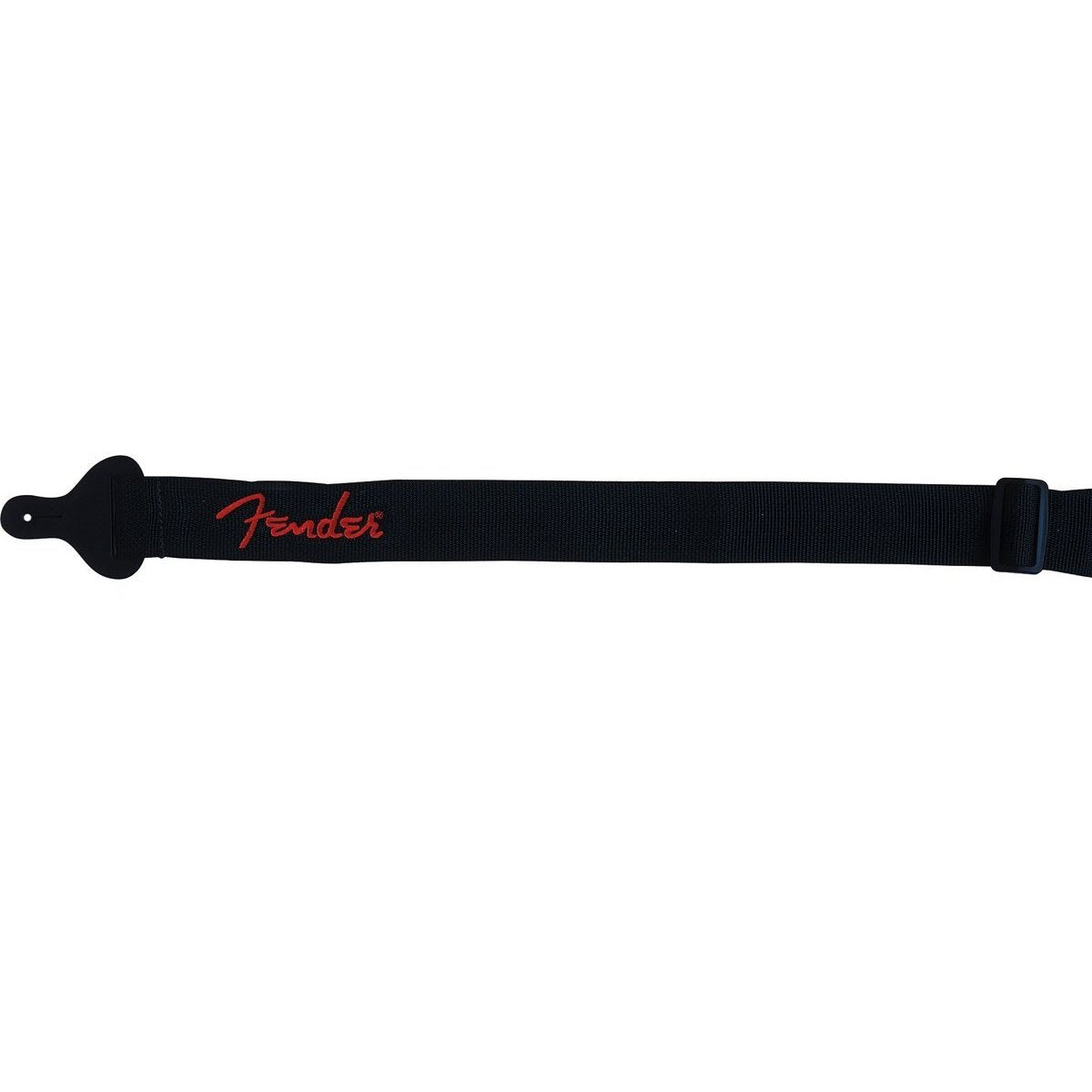 Fender 2" Guitar Strap-Black Poly with Red Fender Logo-Music World Academy