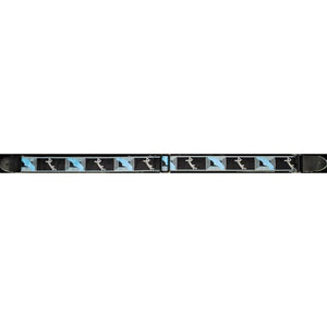 Fender 2" Monogrammed Guitar Strap-Black/Light Grey/Blue-Music World Academy