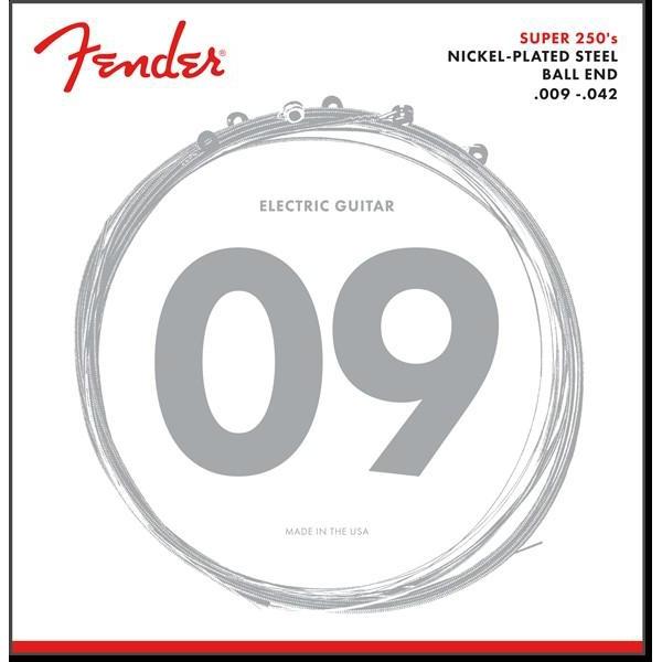 Fender 250L Nickel Plated Steel Electric Guitar Strings Light 9-42-Music World Academy