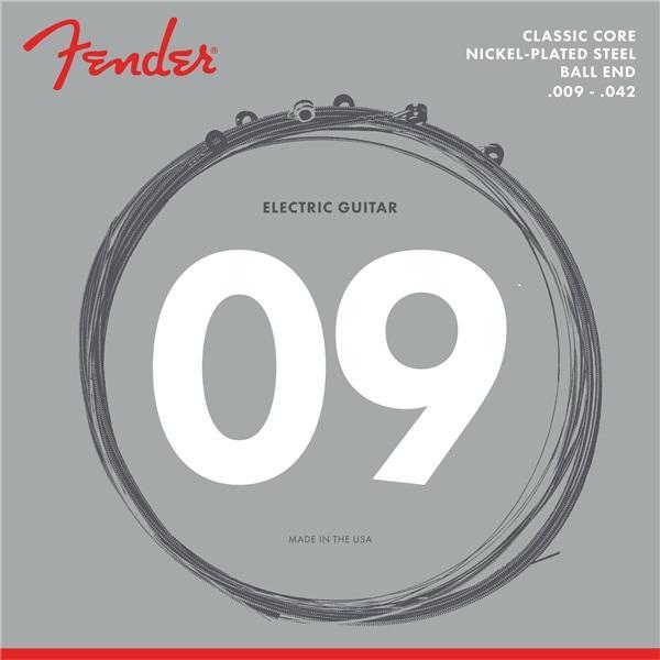 Fender 255L Classic Core Nickel-Plated Steel Electric Guitar Strings Light 09-42-Music World Academy