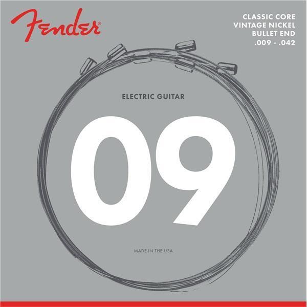 Fender 3155L Classic Core Vintage Nickel Bullet End Electric Guitar Strings Light 09-42-Music World Academy