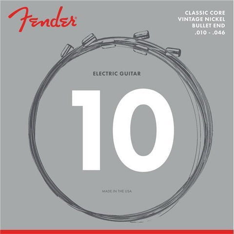 Fender 3155L Classic Core Vintage Nickel Bullet End Electric Guitar Strings Regular 10-46-Music World Academy