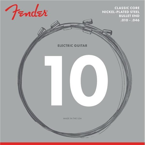 Fender 3255R Classic Core Nickel Plated Steel Bullet End Electric Guitar Strings Regular 10-46-Music World Academy