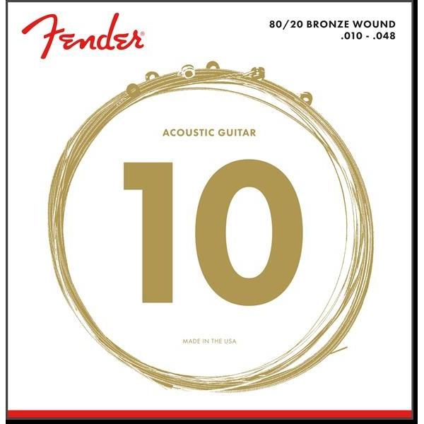 Fender 70XL 80/20 Bronze Acoustic Guitar Strings Extra Light 10-48-Music World Academy