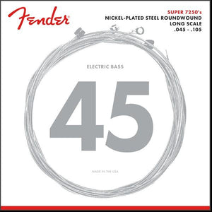 Fender 7250M Nickel Plated Steel Roundwound Bass Guitar Strings Medium 45-105-Music World Academy