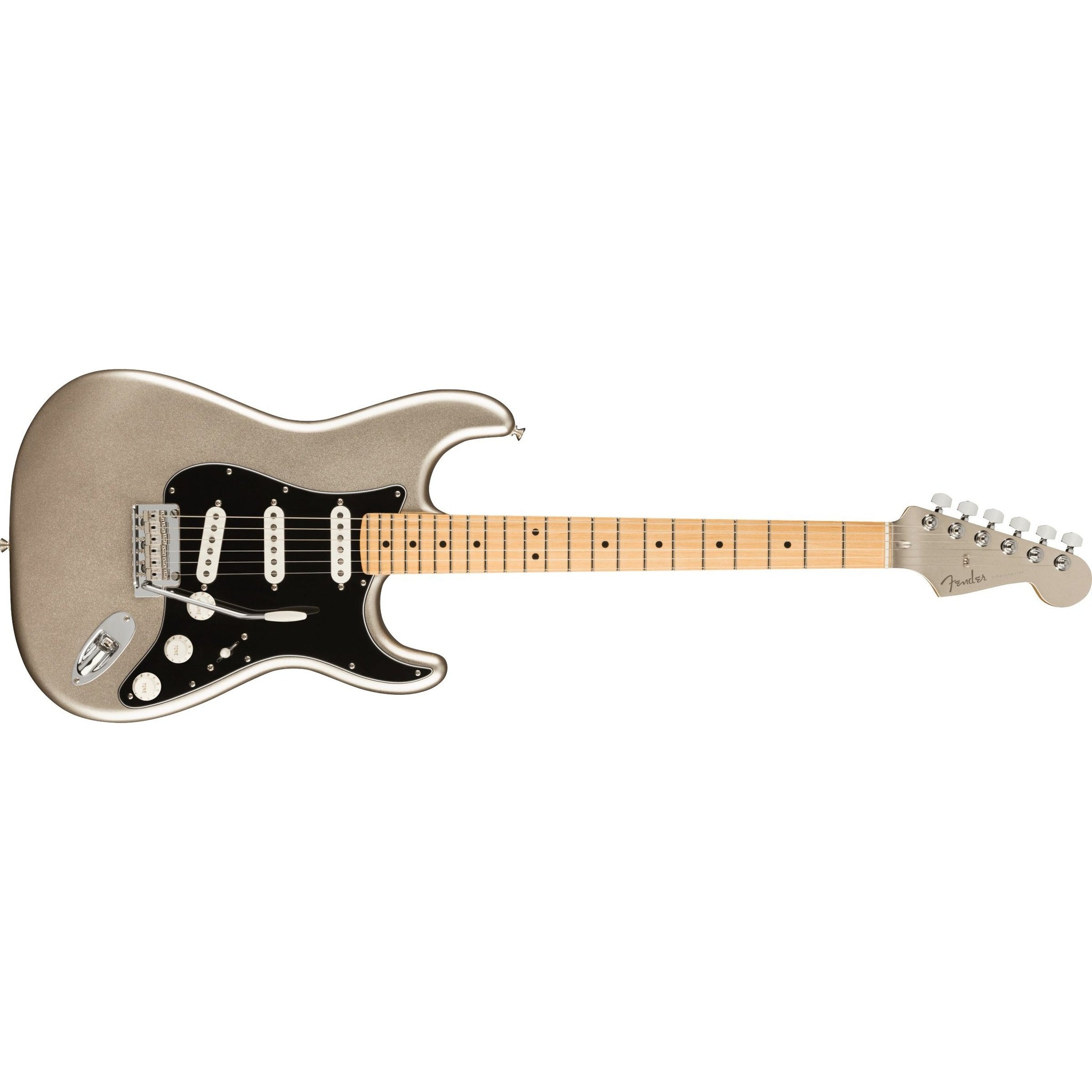 Fender 75th Anniversary Edition Stratocaster Electric Guitar MN with Gig Bag-Diamond Anniversary-Music World Academy