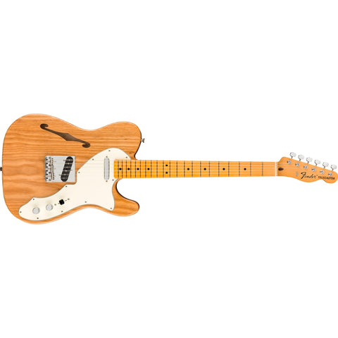 Fender American Original 60's Telecaster Thinline Electric Guitar MN with Hardshell Case-Aged Natural-Music World Academy