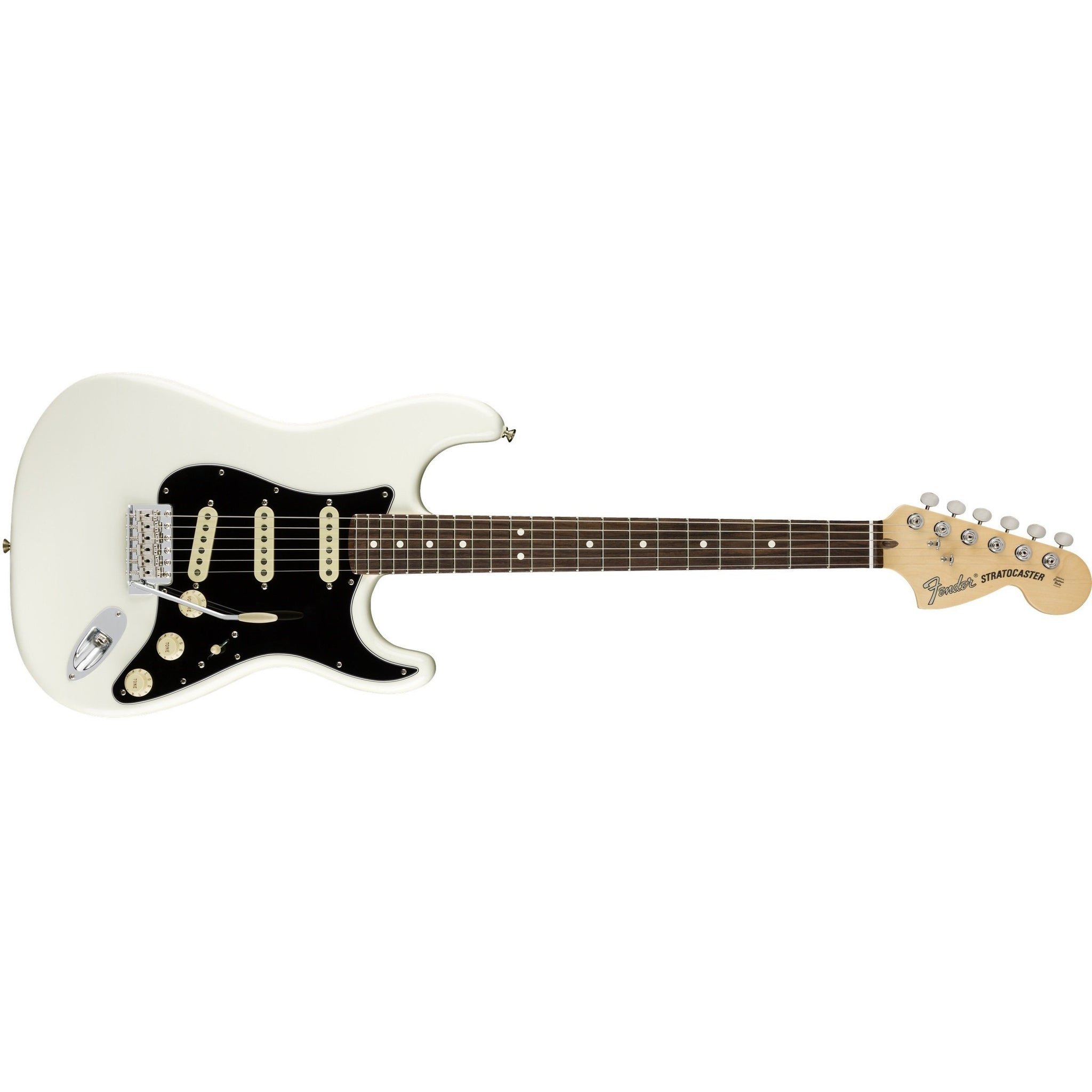 Fender American Performer Stratocaster Electric Guitar RW with Deluxe Gig Bag-Artic White-Music World Academy