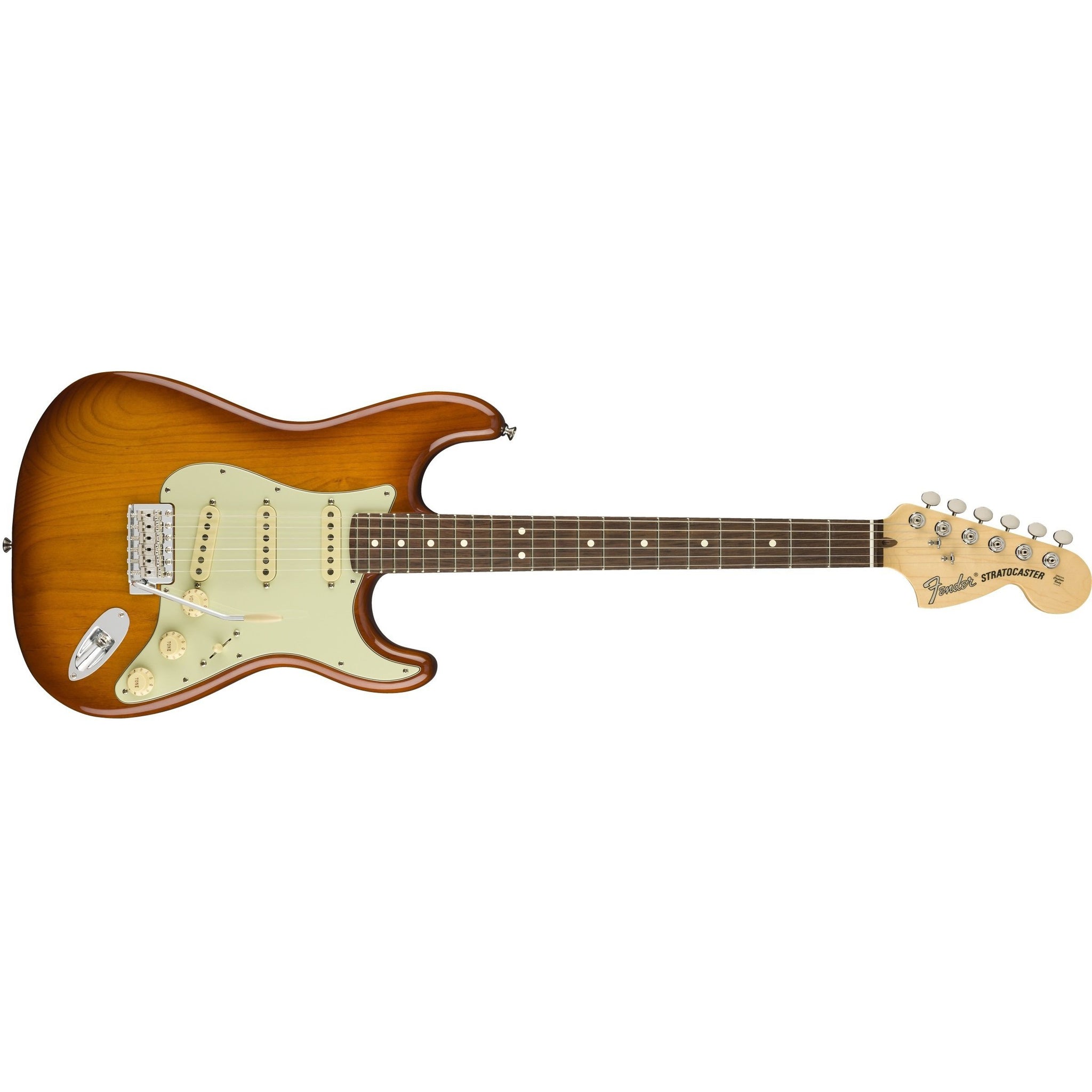 Fender American Performer Stratocaster Electric Guitar RW with Deluxe Gig Bag-Honeyburst-Music World Academy