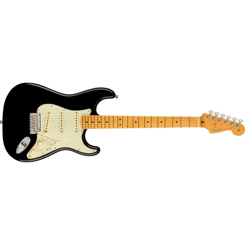 Fender American Professional II Stratocaster Electric Guitar MN with Hardshell Case-Black-Music World Academy