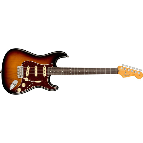 Fender American Professional II Stratocaster Electric Guitar RW with Hardshell Case-3-Tone Sunburst-Music World Academy