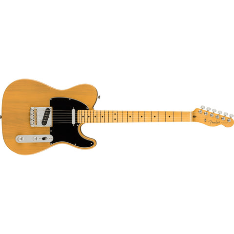 Fender American Professional II Telecaster Electric Guitar MN with Hardshell Case-Butterscotch Blonde-Music World Academy