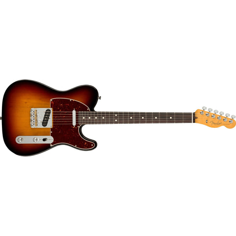 Fender American Professional II Telecaster Electric Guitar RW with Hardshell Case-3-Colour Sunburst-Music World Academy