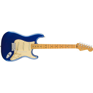 Fender American Ultra Stratocaster Electric Guitar MN with Hardshell Case-Cobra Blue-Music World Academy