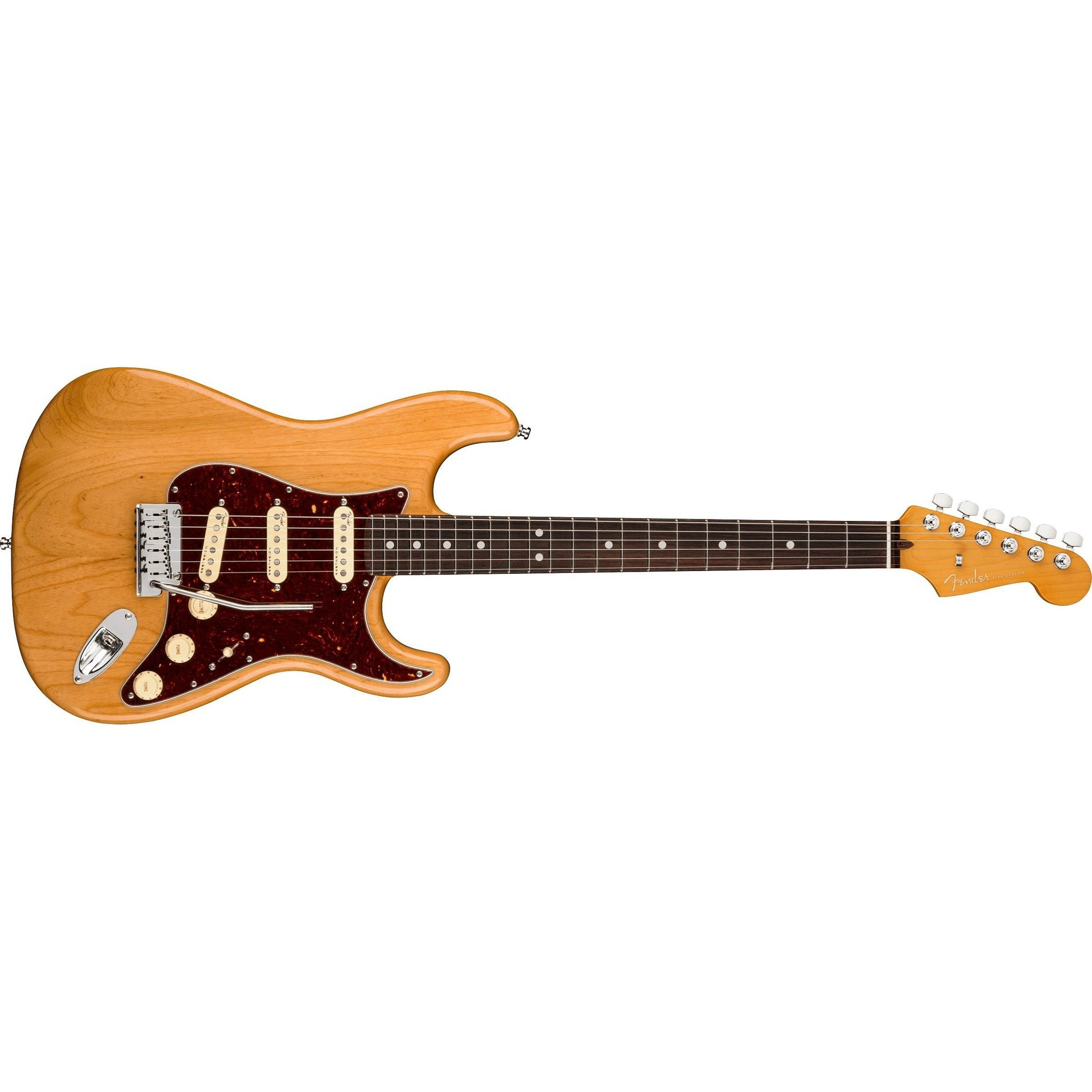 Fender American Ultra Stratocaster Electric Guitar RW With Hardshell Case-Aged Natural (Discontinued)-Music World Academy