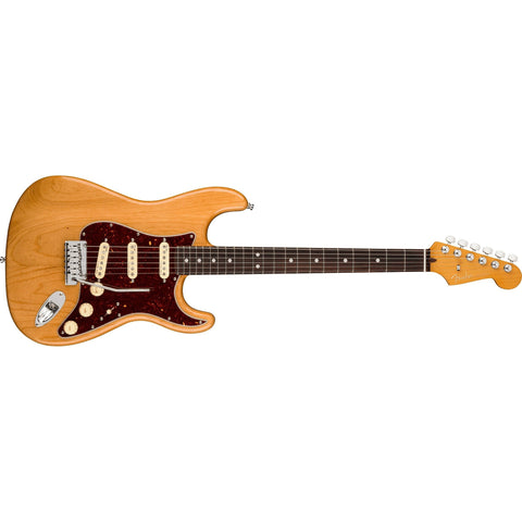 Fender American Ultra Stratocaster Electric Guitar RW With Hardshell Case-Aged Natural (Discontinued)-Music World Academy