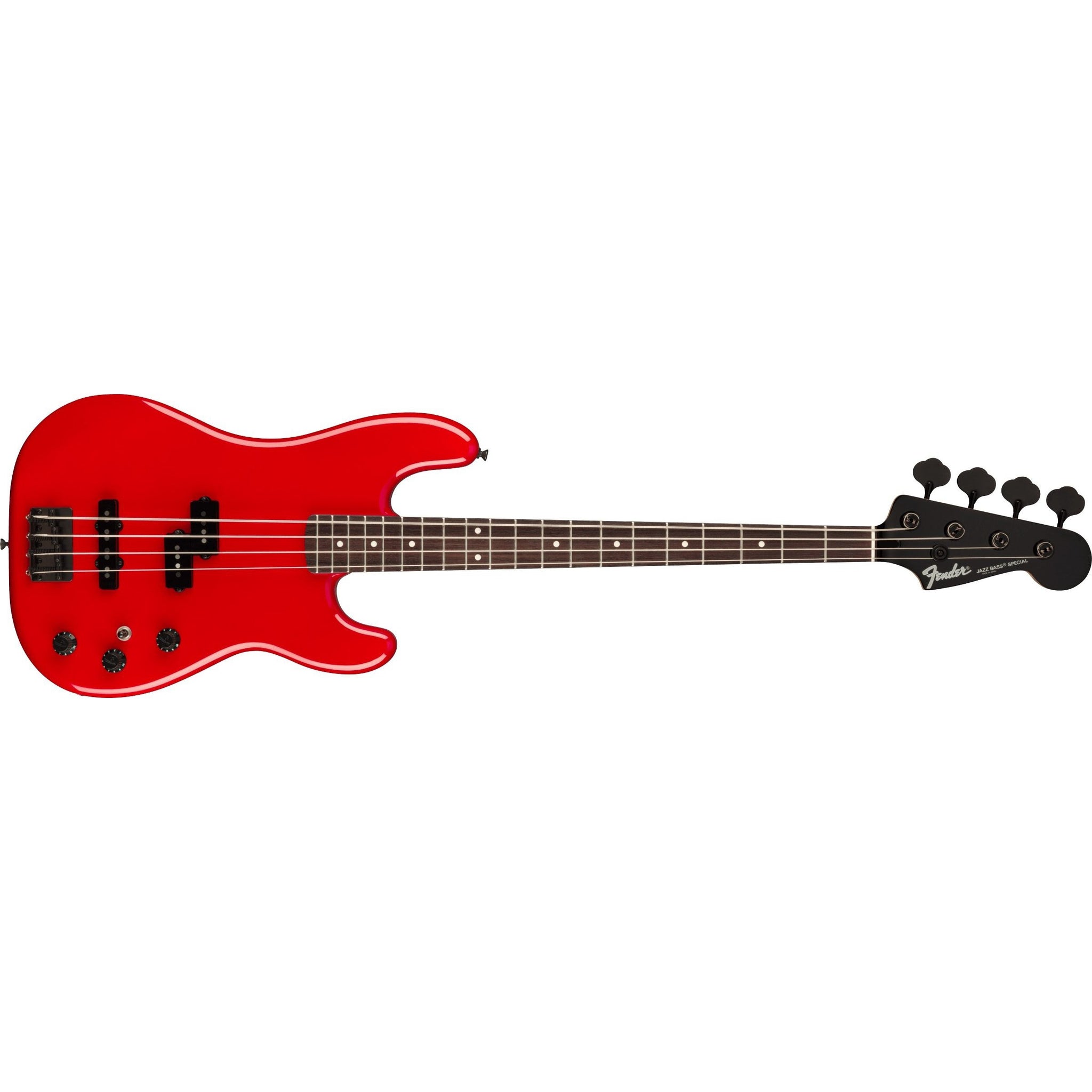 Fender Boxer Series Precision PJ Bass Guitar RW with Gig Bag-Torino Red-Music World Academy