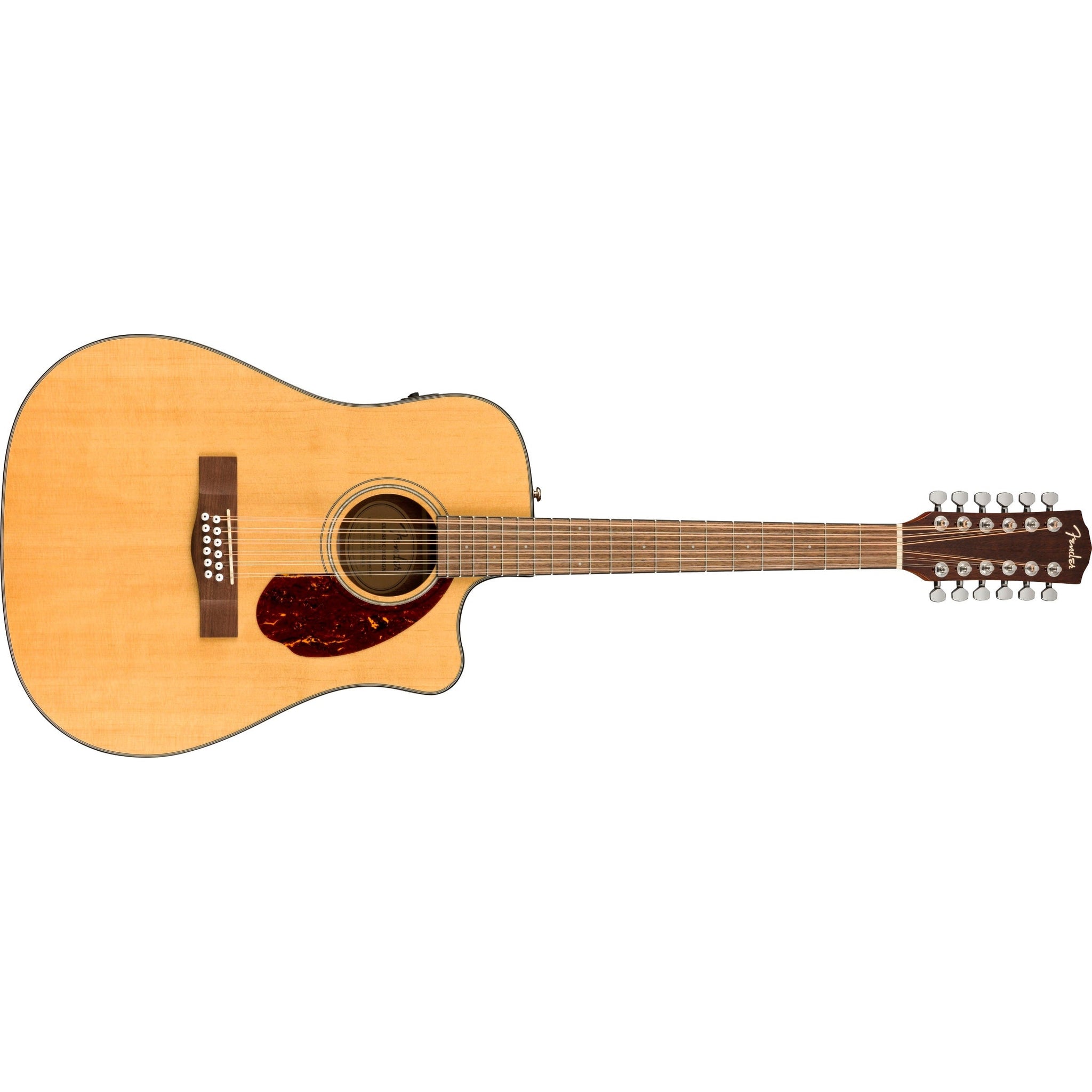 Fender CD-140SCE Dreadnought 12-String Acoustic/Electric Guitar with Hardshell Case-Natural-Music World Academy