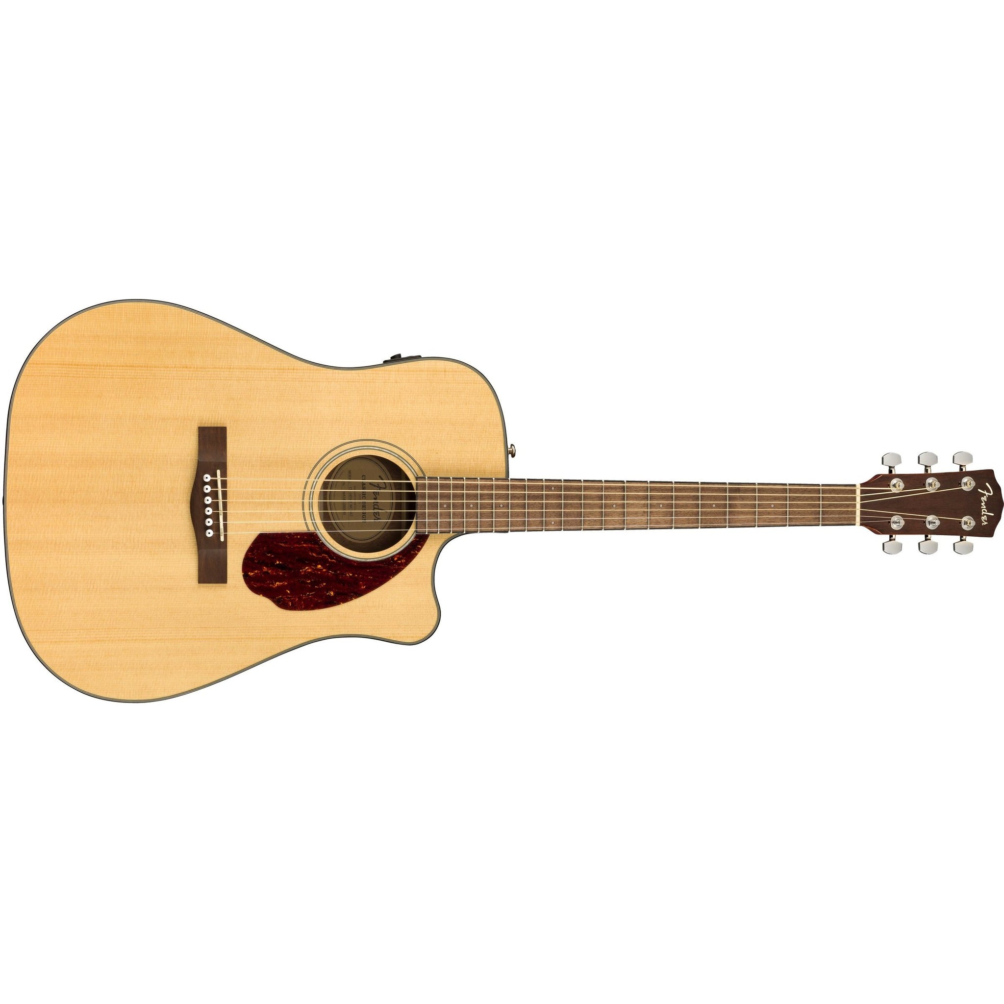 Fender CD-140SCE Dreadnought Acoustic/Electric Guitar with Hardshell Case-Natural-Music World Academy