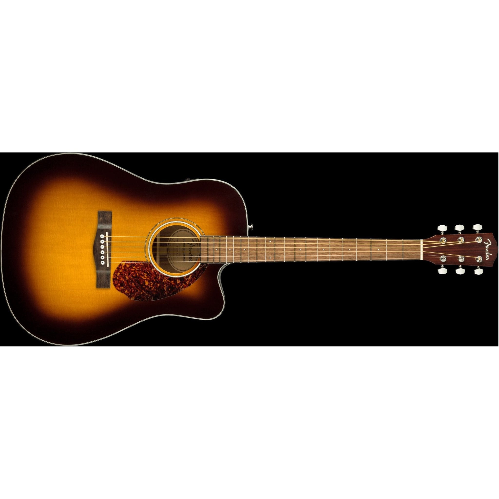 Fender CD-140SCE Dreadnought Acoustic/Electric Guitar with Hardshell Case-Sunburst-Music World Academy