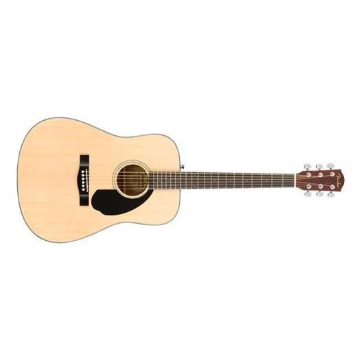 Fender CD-60S Dreadnought Acoustic Guitar Pack with Gig Bag-Natural-Music World Academy