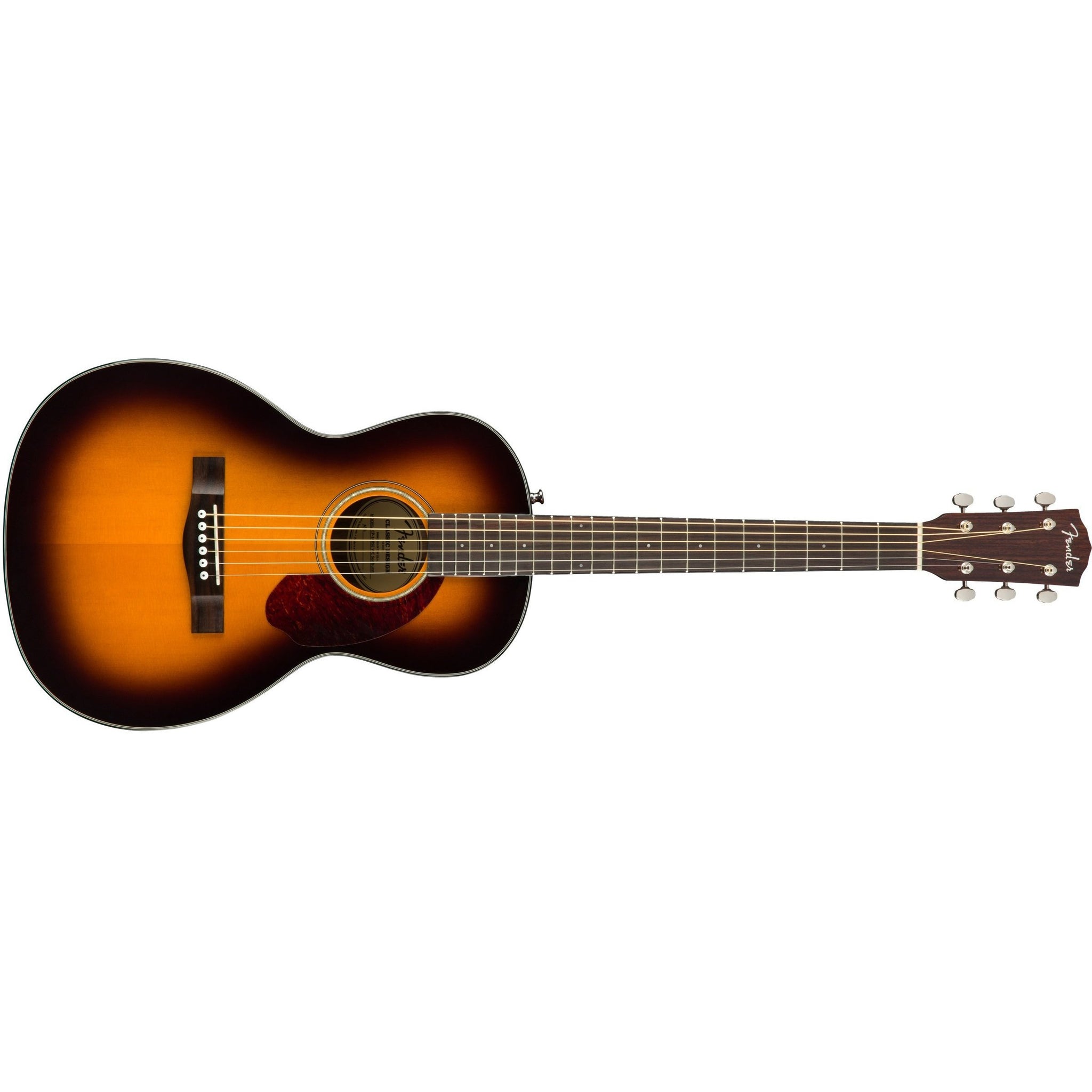 Fender CP-140SE Parlour Acoustic/Electric Guitar with Hardshell Case-Sunburst (Discontinued)-Music World Academy