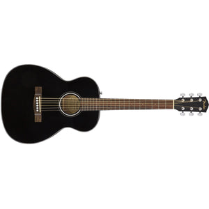 Fender CT-60S Travel Acoustic Guitar-Black (Discontinued)-Music World Academy