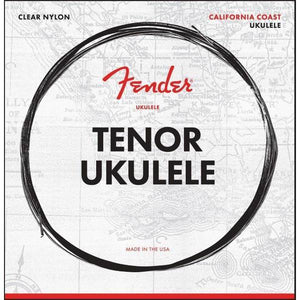 Fender California Coast Tenor Ukulele Strings-Clear Nylon-Music World Academy