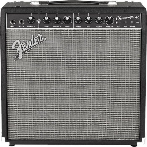 Fender Champion 40 Electric Guitar Amp with 12" Speaker-40 Watts-Music World Academy