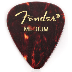 Fender Classic Celluloid Picks 12-Pack Medium Shell-Music World Academy