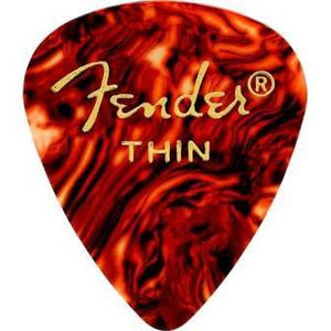 Fender Classic Celluloid Picks 12-Pack Thin-Shell-Music World Academy