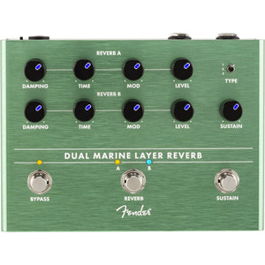 Fender Dual Marine Layer Reverb Pedal-Music World Academy