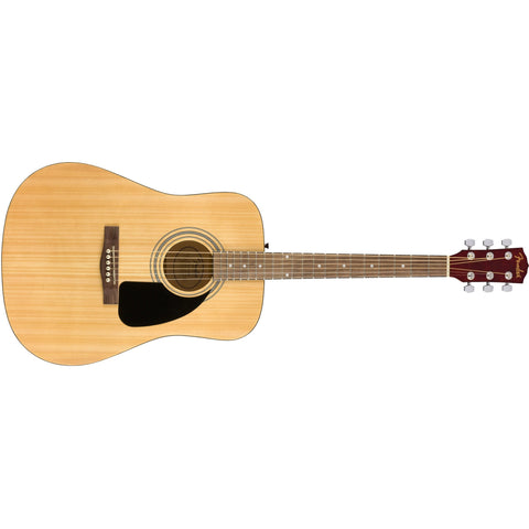 Fender FA-115 Dreadnought Acoustic Guitar Pack with Gig Bag, Picks, Strap & Strings-Natural-Music World Academy