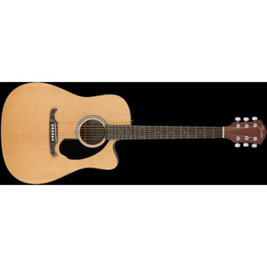 Fender FA-125CE Dreadnought Acoustic/Electric Guitar-Natural (Discontinued)-Music World Academy