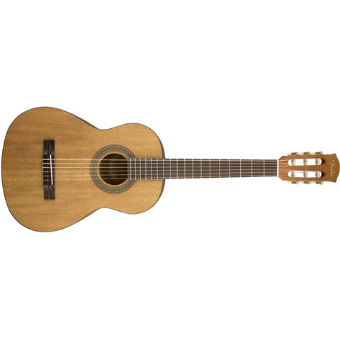 Fender FA-15N 3/4 Size Classical Guitar with Gig Bag-Natural-Music World Academy