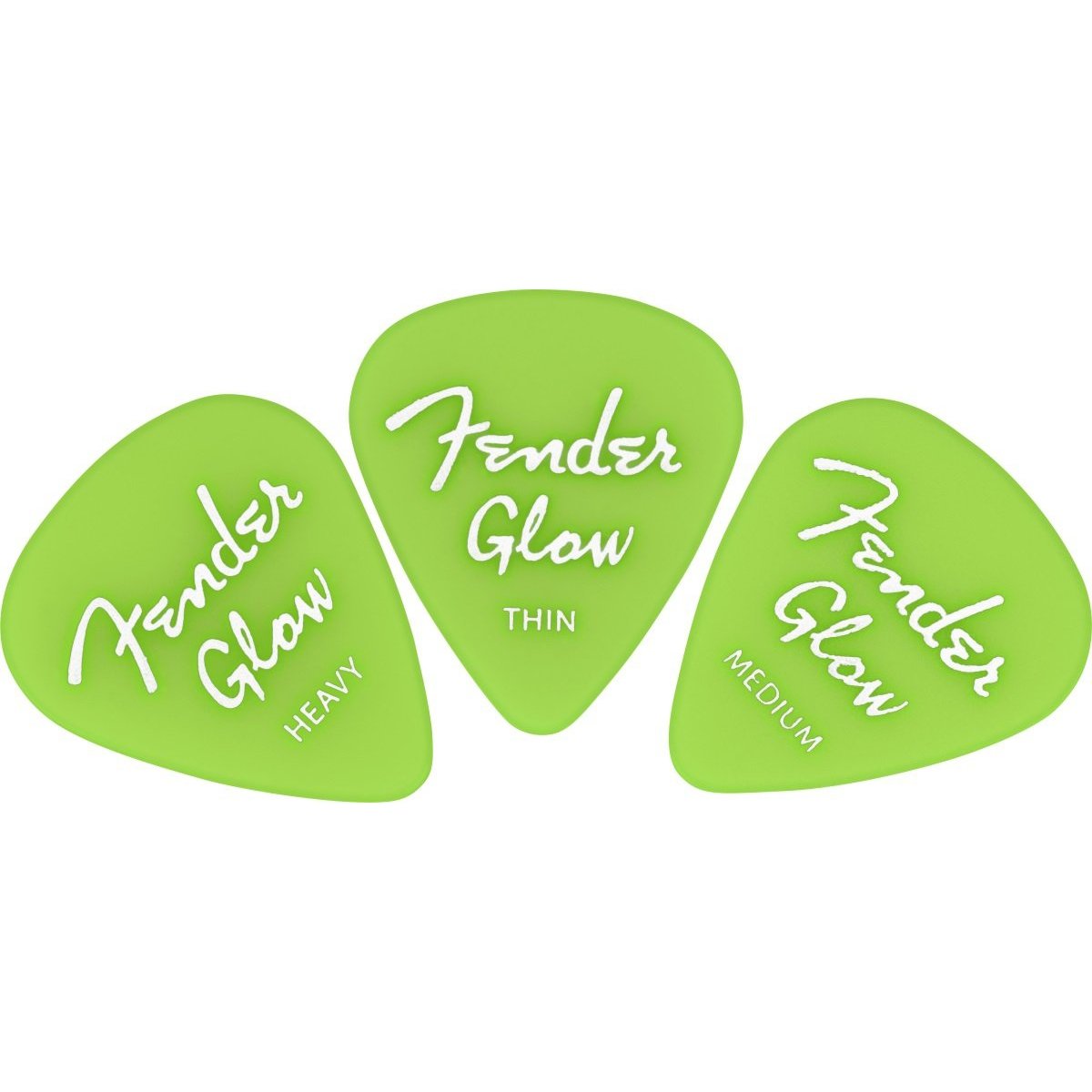Fender Glow in the Dark Assorted Picks 12-Pack-Music World Academy