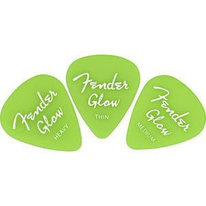 Fender Glow in the Dark Assorted Picks 12-Pack-Music World Academy