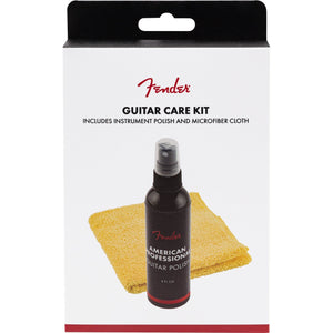Fender Guitar Care Kit with Guitar Polish & Microfiber Cloth-Music World Academy