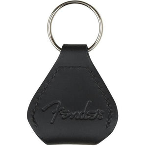 Fender Leather Pick Holder Keychain-Music World Academy