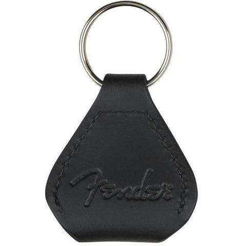 Fender Leather Pick Holder Keychain-Music World Academy