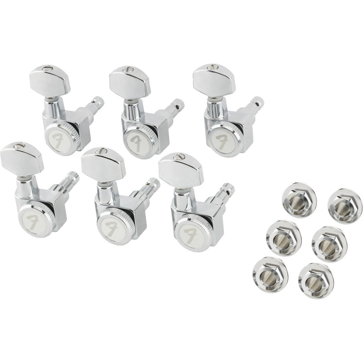 Fender Locking Guitar Tuners, All Short-Chrome-Music World Academy