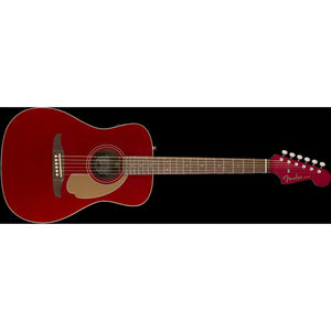 Fender Malibu Player Acoustic/Electric Guitar-Candy Apple Red (Discontinued)-Music World Academy