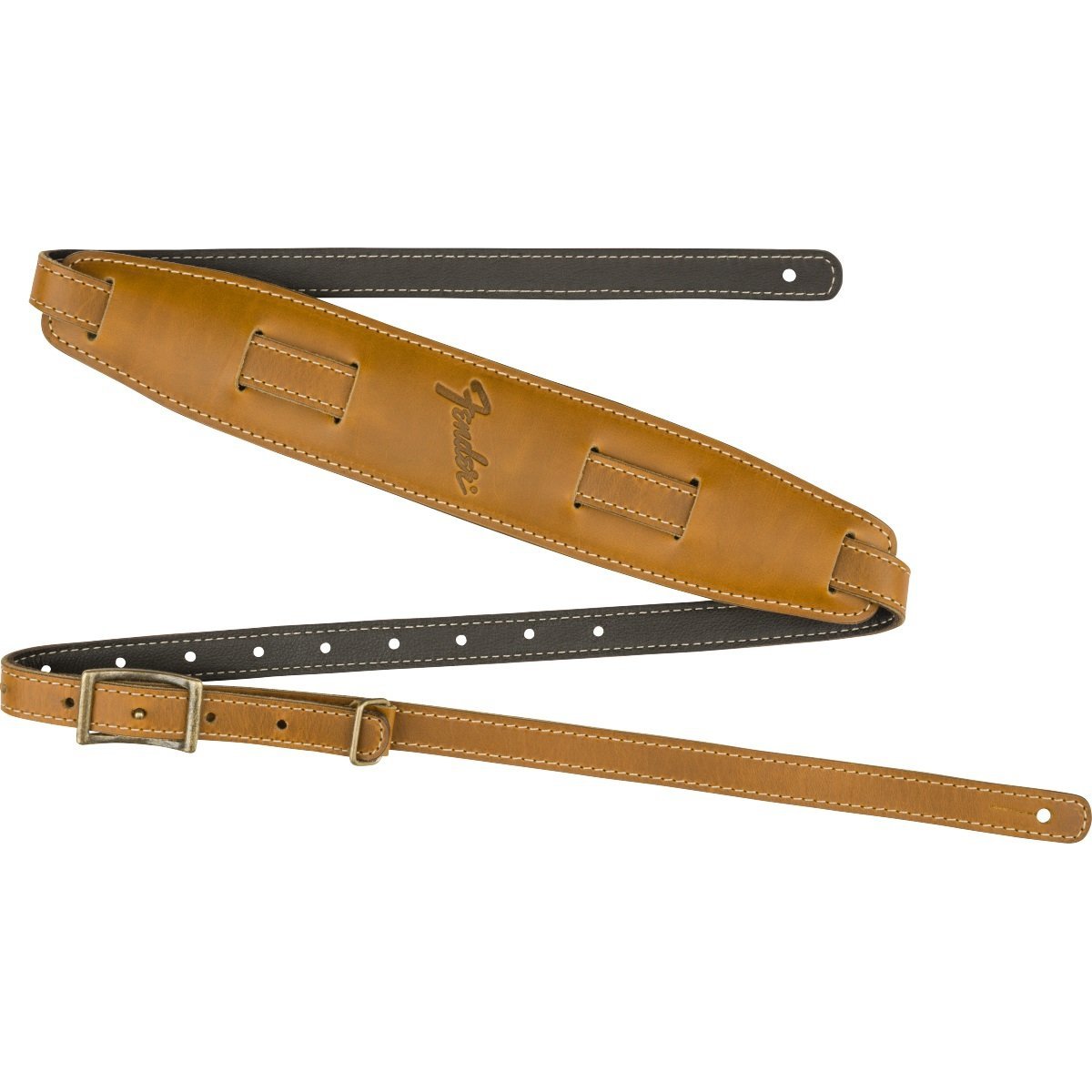 Fender Mustang Saddle Guitar Strap-Butterscotch-Music World Academy