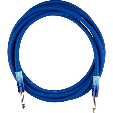 Fender Ombre Seriers Instrument Cable 1/4" Male-1/4" Male 10ft-Belair Blue-Music World Academy