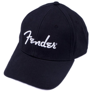 Fender Original Logo Hat One Size-Black-Music World Academy